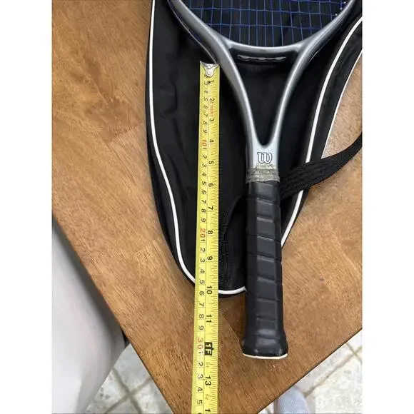 Wilson Profile 3.6 si Dual Taper Beam 4 5/8 Grip Tennis Racquet With Carry Case - Picture 14 of 15